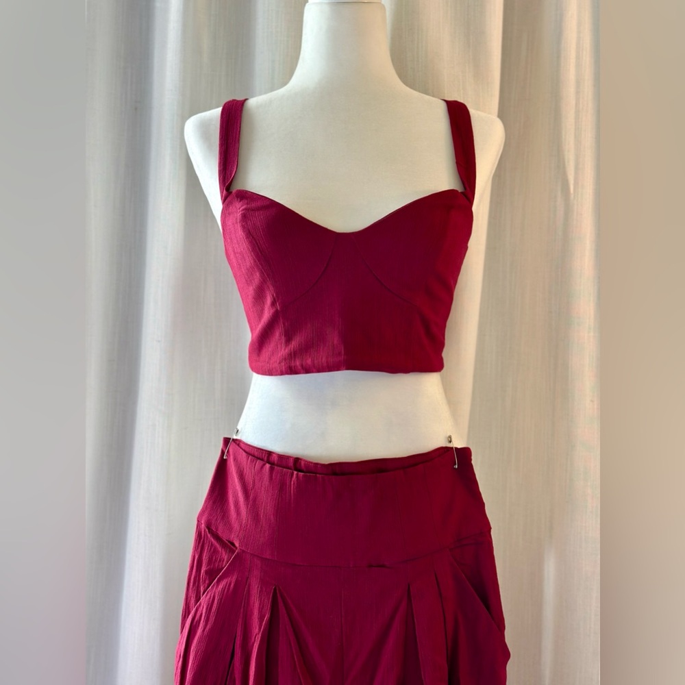 New Free People Larissa Two Piece Pants Set